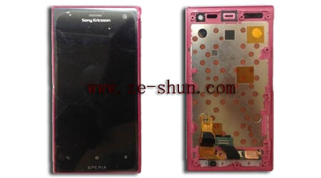 Sony LT26w Xperia acro S LCD complete Red