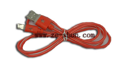 star smile lightening USB cable
