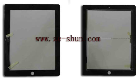 ipad 3 touchscreen black